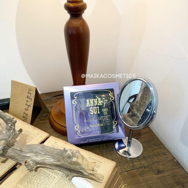 Set nước hoa + lotion ANNA SUI LUCKY WISH SECRET WISH MINI SET
