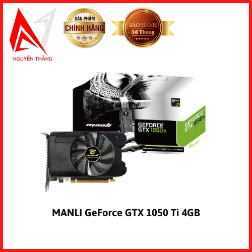 Vga Card màn hình MANLI GeForce GTX 1050 Ti 4GB new chính hãng