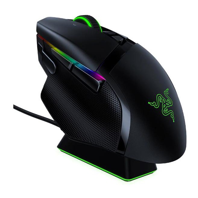 Chuột Chơi Game Không Dây - Razer Basilisk Ultimate - Có Dock Sạc - Hàng Chính Hãng - Bảo Hành 24 Tháng