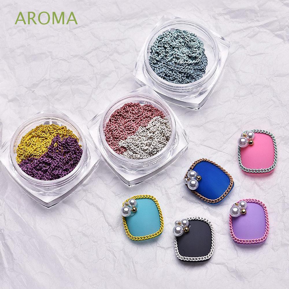 [Hàng mới về] Phụ kiện trang trí móng tay họa tiết dây xích thời trang độc đáo