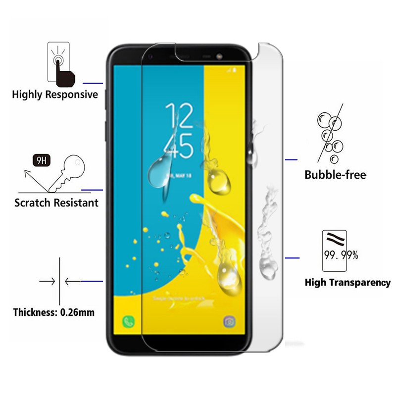 Kính Cường Lực Bảo Vệ Màn Hình Cho Samsung Galaxy A6 A8 J4 J6 Plus A7 A9 J2 J7 J8 2018 J2 Pro J7 Prime A9 2018 J2 J4 Core J2 Ace G530 2.5h