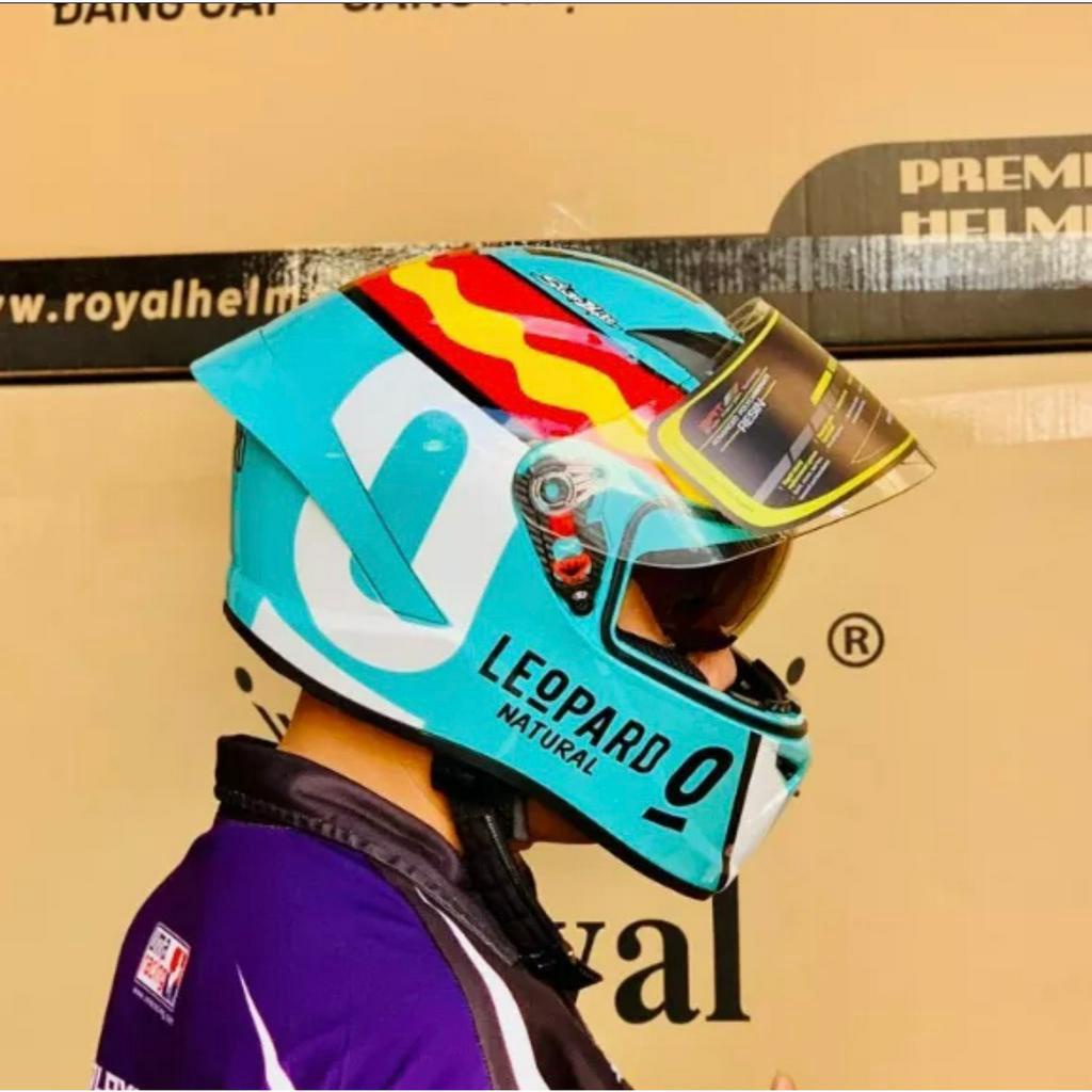 Nón bảo hiểm Fullface 2 kính Royal M266 chính hãng nhiều màu