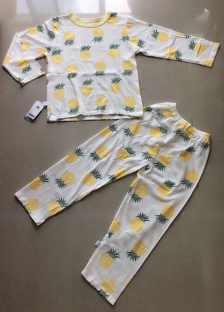 Bộ thun dài, cotton sợi tre 100%, chất siêu mát