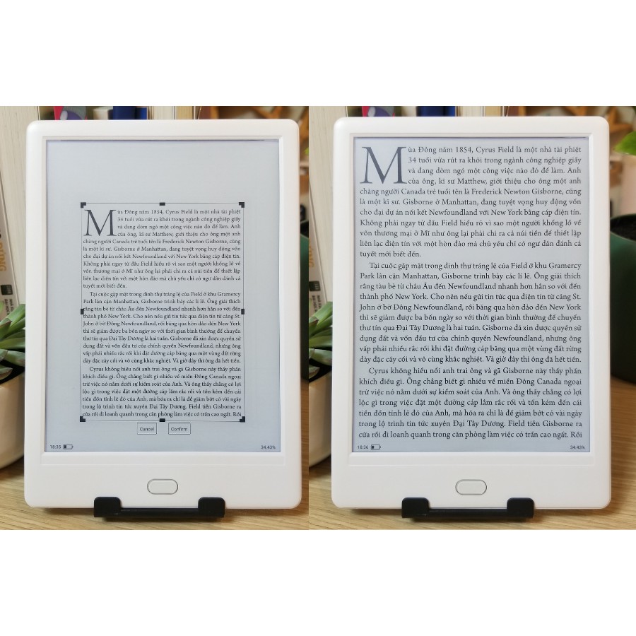 Máy đọc sách Likebook Muses tặng kho sách chuẩn 12.000 cuốn và kho sách PDF 5.000 cuốn cập nhật hàng ngày