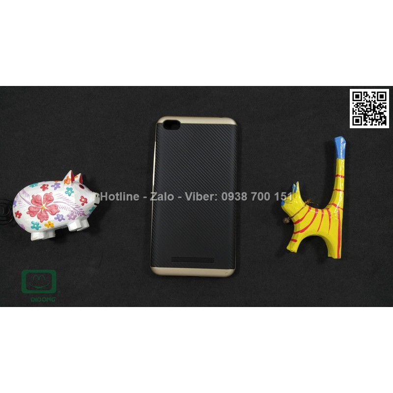 Ốp lưng Xiaomi Redmi 4 Likgus chống sốc vân carbon
