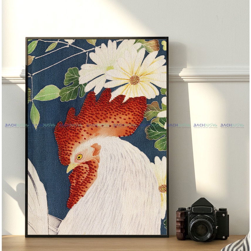 Tranh Phong Cảnh Nhật Bản In Canvas Kèm Khung Trang Trí Nhà Cửa Decor Phòng Khách Phòng Ngủ