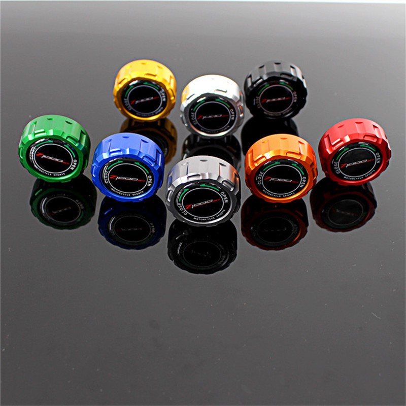 new 8 Colors CNC Aluminum Motorcycle Rear Brake Fluid Reservoir Cover Cap For kawasaki Z1000 SX Z1000SX (Ninja1000) 2010-2018