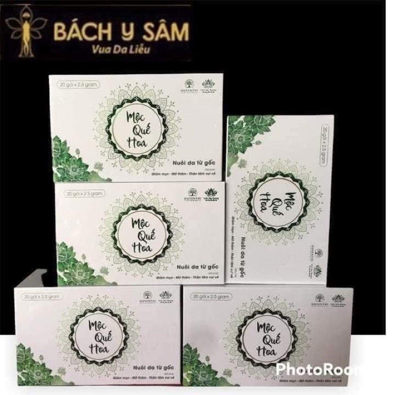 Mộc Quế Hoa Bách Y Sâm Dạng Trà Hộp 20 gói x 2.5g  - Thanh Nhiệt Giảm Mụn