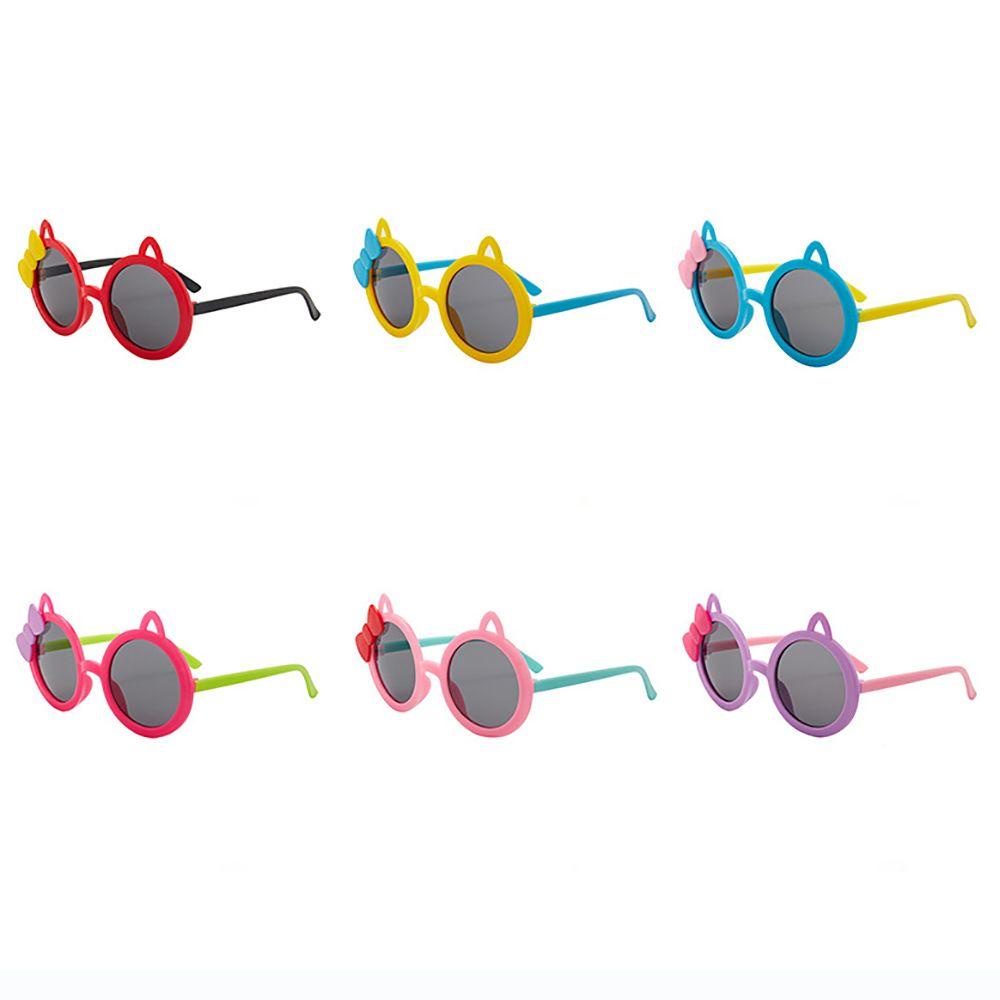 Kính Mát Gọng Tròn Chống Bức Xạ Hình Tai Mèo Phong Cách Hàn Quốc Dành Cho Nam Nữ