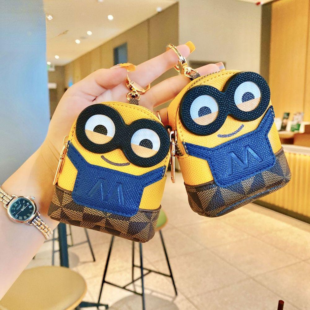 Ví Đựng Tiền Xu / Chìa Khóa Mini Hình Minions Dễ Thương Phong Cách Hàn Quốc