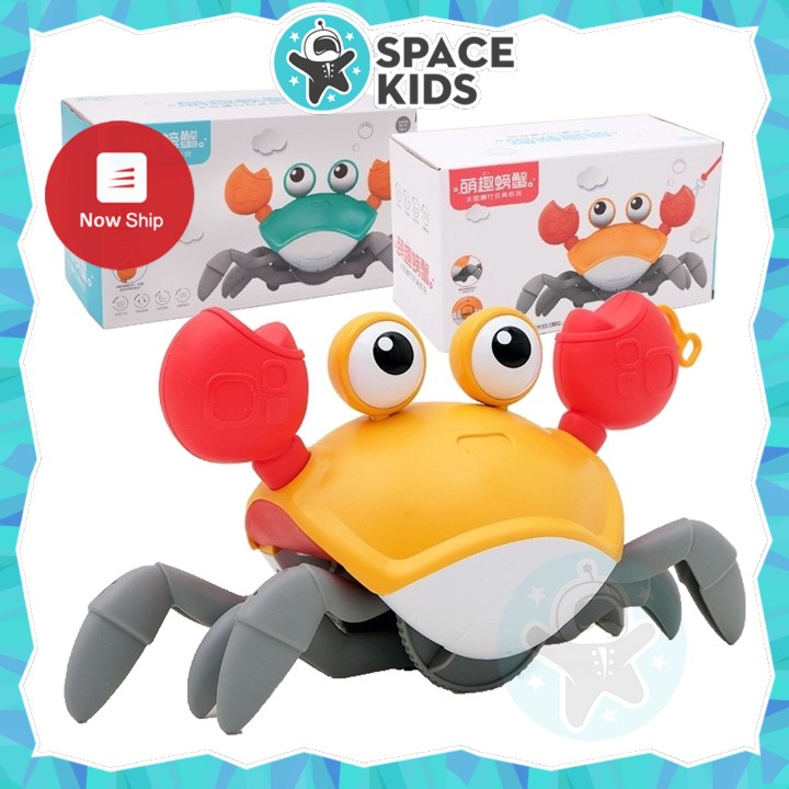 Đồ chơi cho bé Space Kids Con cua dắt bộ, bơi lội thả nhà tắm cho trẻ em