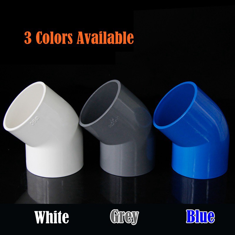 Bộ 3/5 Đầu Nối Ống Nước 45 Độ Dành Cho Bể Cá 20mm - 50mm