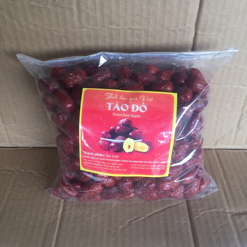 1Kg  Táo Đỏ Đặc Biệt Sấy Khô , Thơm Ngon , Tốt Cho Sức Khoẻ