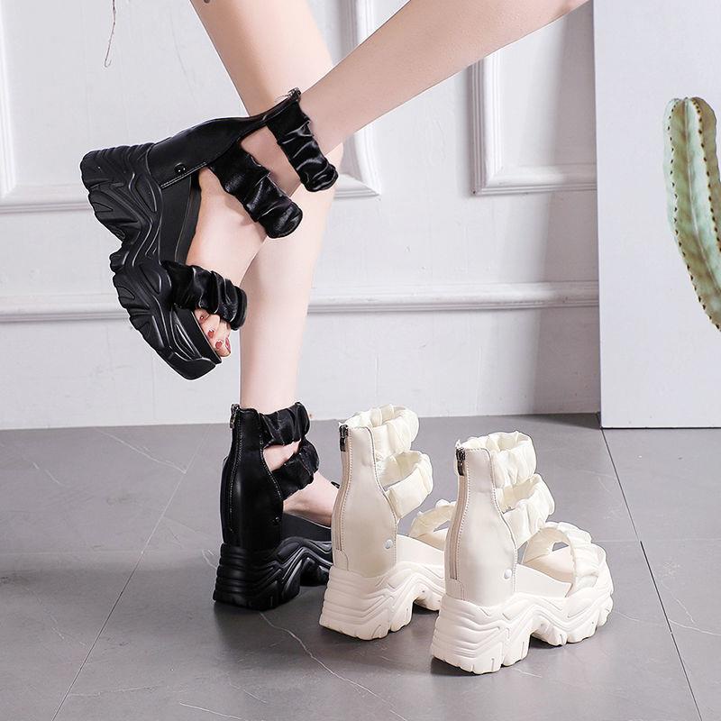 Xăng đan Thể Thao Đế Dày Cao Gót Thời Trang Mùa Hè Hàng Mới Dành Cho Bạn Nữ s 2022