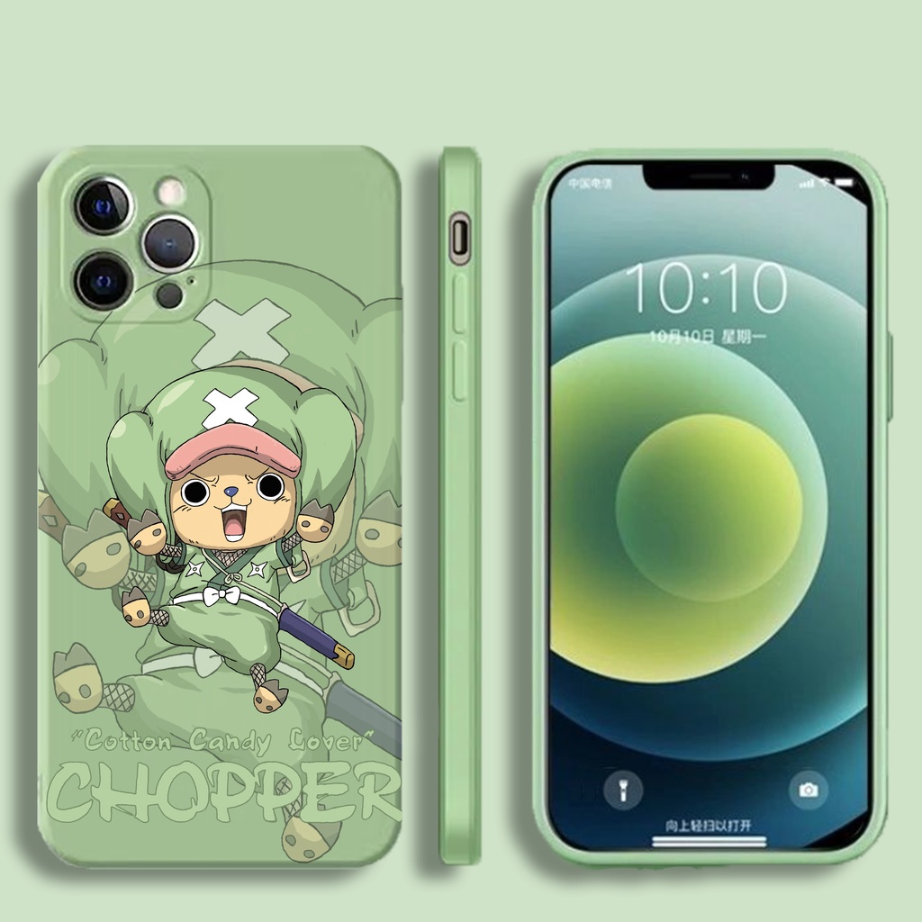 Ốp Điện Thoại Silicone Chống Sốc In Hình One Piece Chopper Cho iPhone 13 / 12 / 11