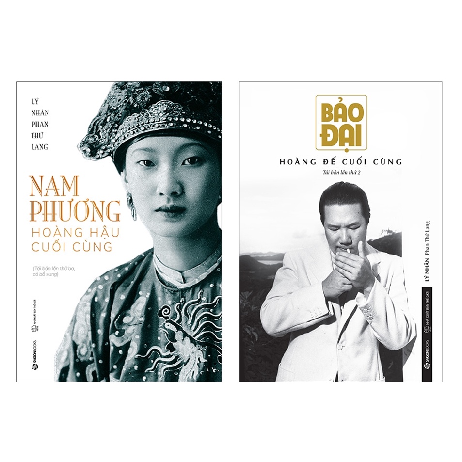 Sách - Combo 2 Cuốn: Nam Phương - Hoàng Hậu Cuối Cùng + Bảo Đại - Hoàng Đế Cuối Cùng