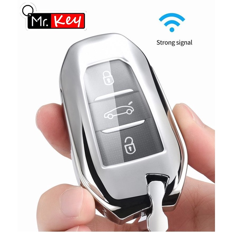 Vỏ bảo vệ chìa khóa xe hơi Peugeot 2008 / 3008 / 4008 / 5008 / 308 / 408 / 508 chất lượng cao