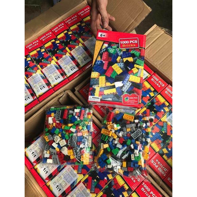 BỘ XẾP HÌNH LEGO- BỘ GHÉP HÌNH LEGO 1000 CHI TIẾT
