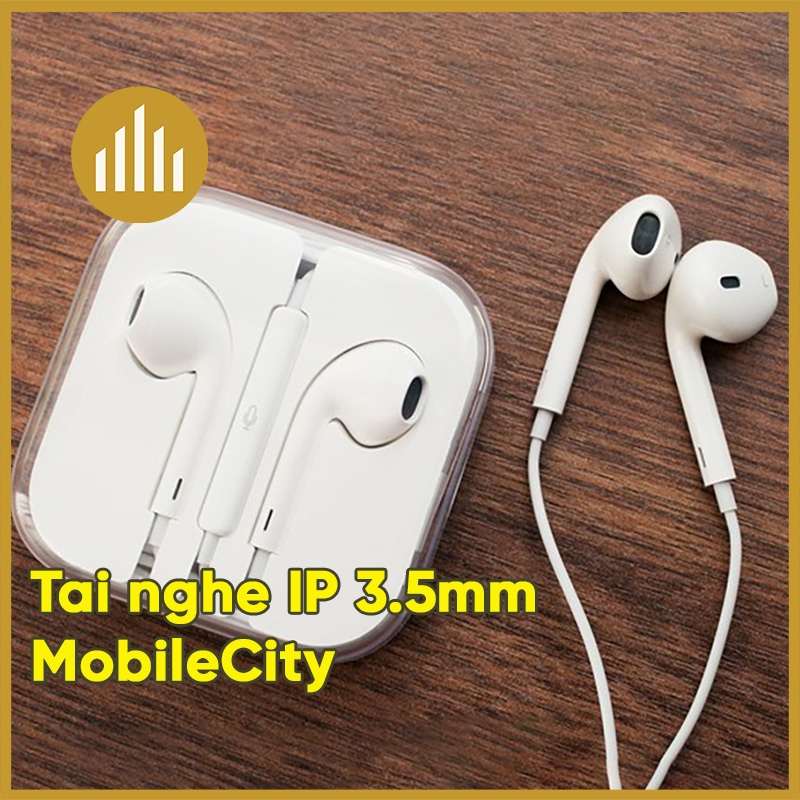 Tai nghe IP 3.5mm chân tròn, có mic nghe gọi