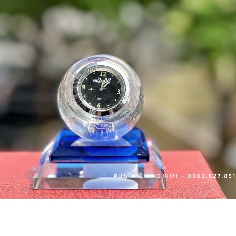 Nước Hoa Đồng Hồ Pha Lê Trang Trí Taplo - Khử Mùi Hôi, Chống Say Xe