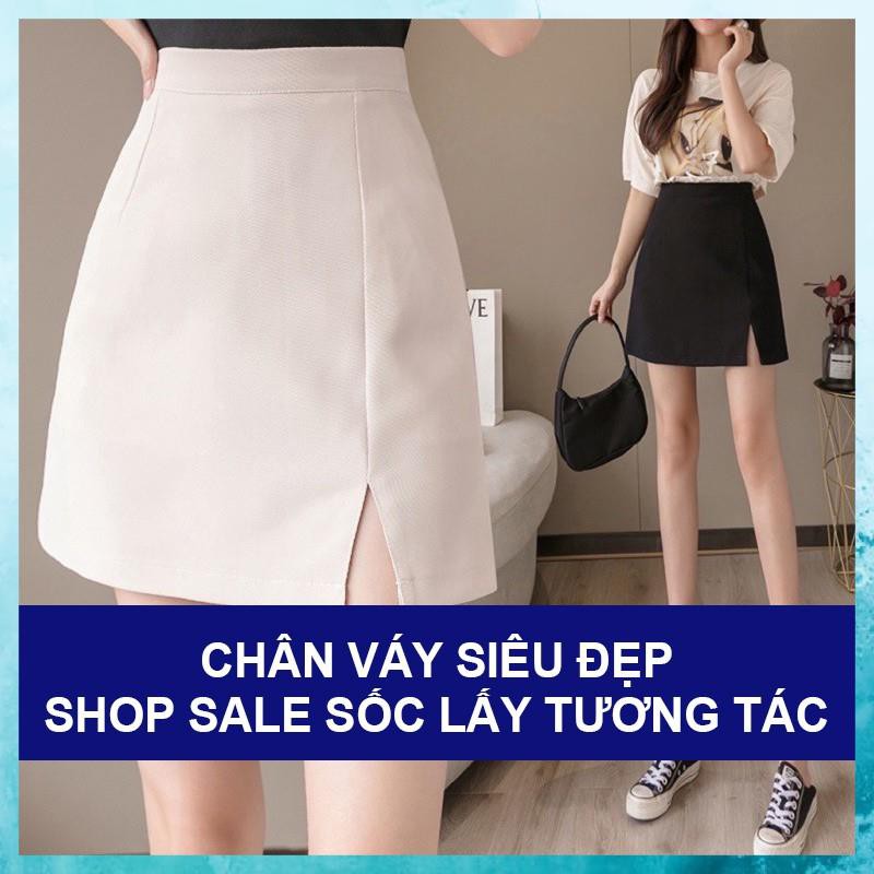 [FreeShip] Chân Váy Ngắn Chữ A Xẻ Trước, Chân Váy Chữ A Công Sở Xẻ Tà Cực Xinh Có Quần Chống Lộ - CV02 | BigBuy360 - bigbuy360.vn