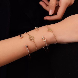 Set 4 Vòng Tay Nữ Phong Cách Boho - Bohemian