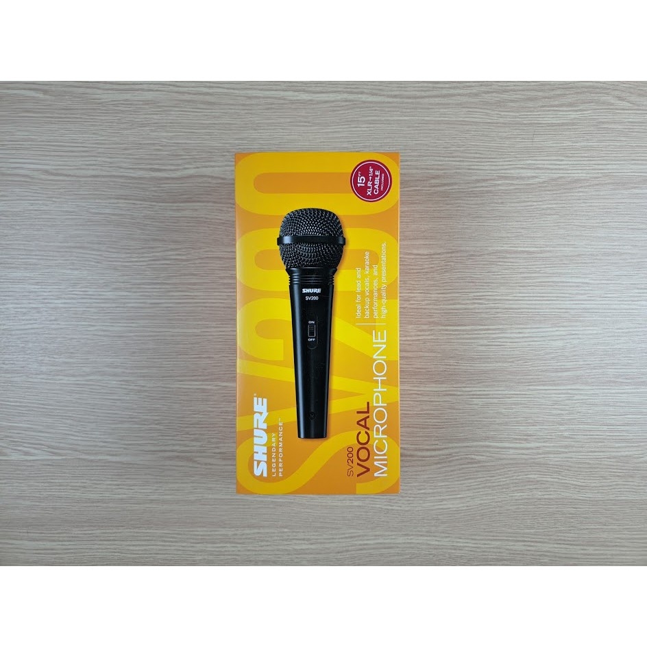 Micro Shure SV200-Q-X - Hàng chính hãng - Micro dùng cho  karaoke & thu âm đa năng có dây của Shure chất lượng cao