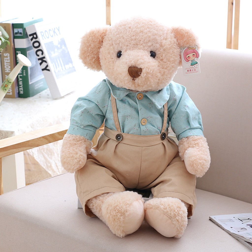 Gấu Teddy Nhồi Bông Mặc Đầm Cưới Phong Cách Retro Sáng Tạo