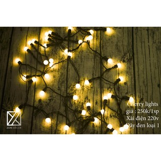 ĐÈN CHERRY LIGHTS DECOR (50 bóng) dài 7m.
