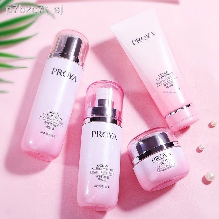 ✷ ﹉ ✗✢Bộ sản phẩm chăm sóc da Proya Whitening and Blemish dưỡng ẩm và cho vàng sáng Kem bốn món họ