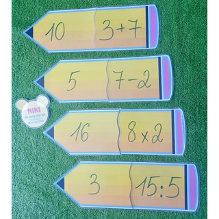 [ĐỒ DÙNG DẠY HỌC MIKI] CHÌ MẢNH GHÉP