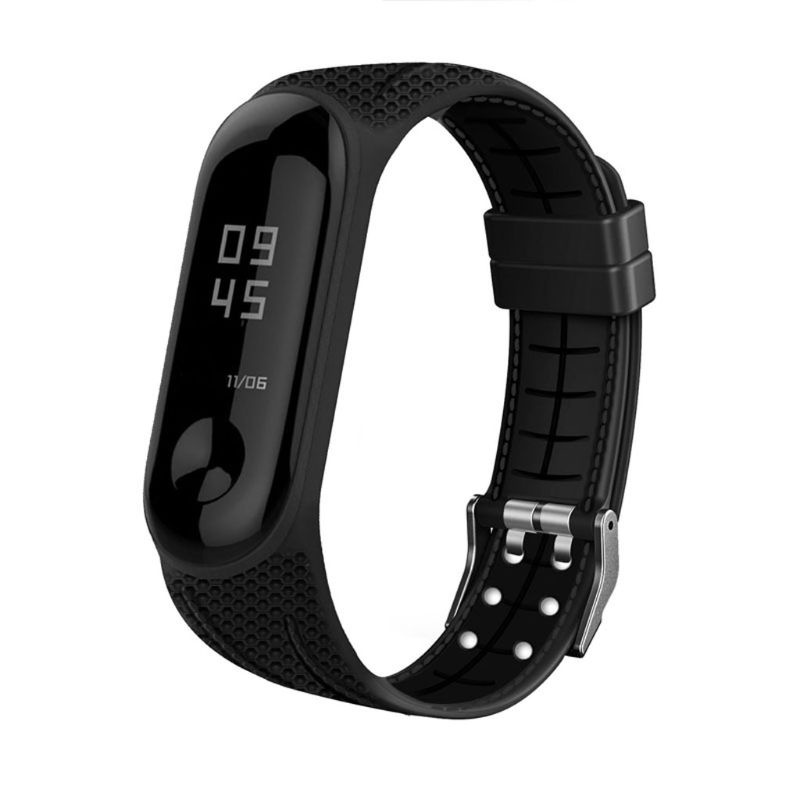 Dây Đeo Silicon Tổ Ong Thay Thế Cho Đồng Hồ Thông Minh Xiaomi Mi Band 3 4