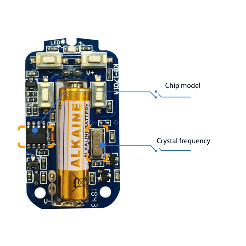 Công Tắc Điều Khiển Từ Xa NAMA 433MHz Cho Cửa Garage