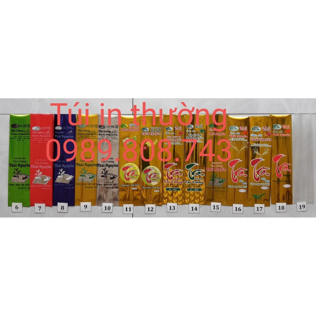 TÚI HÚT CHÂN KHÔNG CHÈ LOẠI 100G BÓ 50 CHIẾC