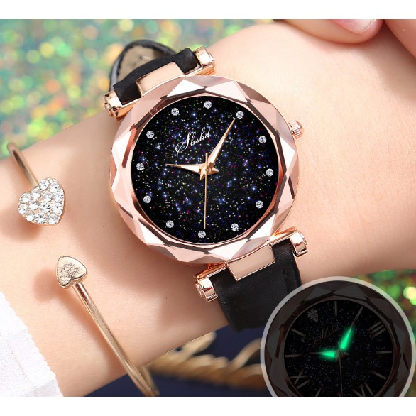 ĐỒNG HỒ NỮ DÂY DA SHDHD MẶT 12 CHẤM D305 THỜI TRANG | BigBuy360 - bigbuy360.vn