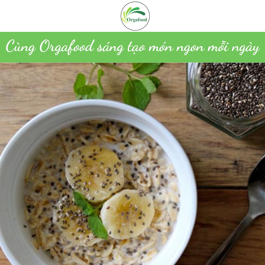 Hạt chia đen nhập khẩu Úc bịch 500g Eatclean giảm cân cho người ăn kiêng