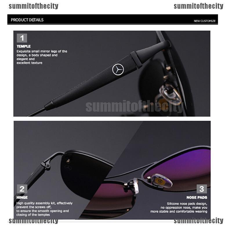 [KÍNH MÁT NAM]Mercedes Benz SUNGLASSES Men Fishing Polarizing Driving Sunglasses