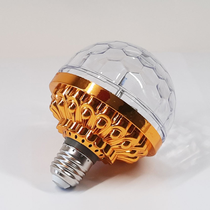 Đèn led Xoay 7 màu, đèn chớp 7 màu, đèn trang trí E27