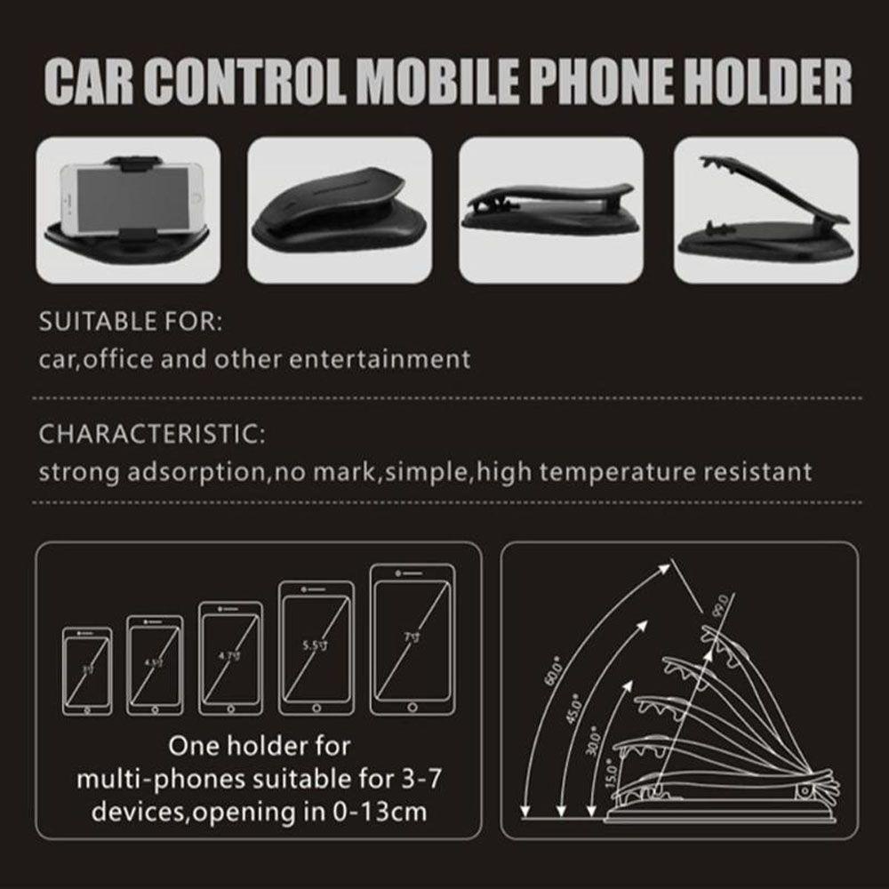 VANES1 Giá Đỡ Điện Thoại Bằng Silicon Chất Lượng Cao Cho Xe Hơi