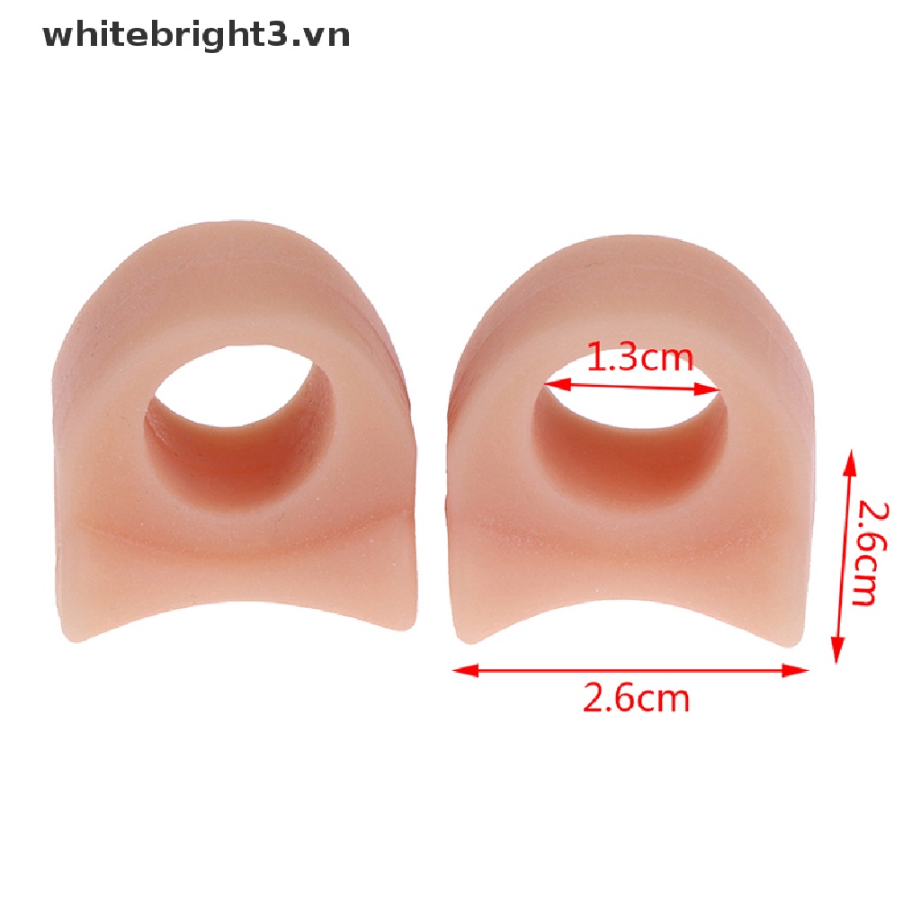 Bộ 2 Dụng Cụ Tách Ngón Chân Giảm Đau Dành Cho Nữ Màu Trắng 3