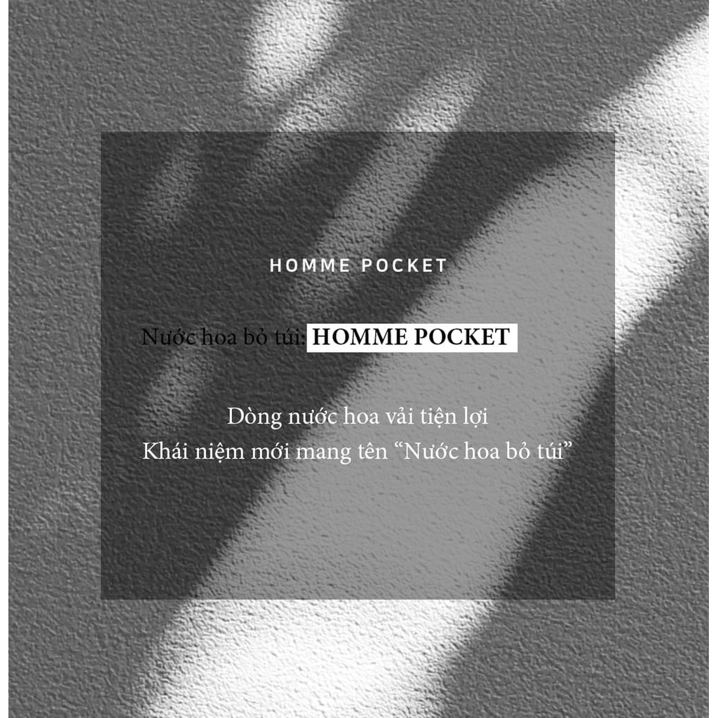 NƯỚC HOA VẢI/CELLUVER HOMME POCKET CHÍNH HÃNG 20ML | BigBuy360 - bigbuy360.vn