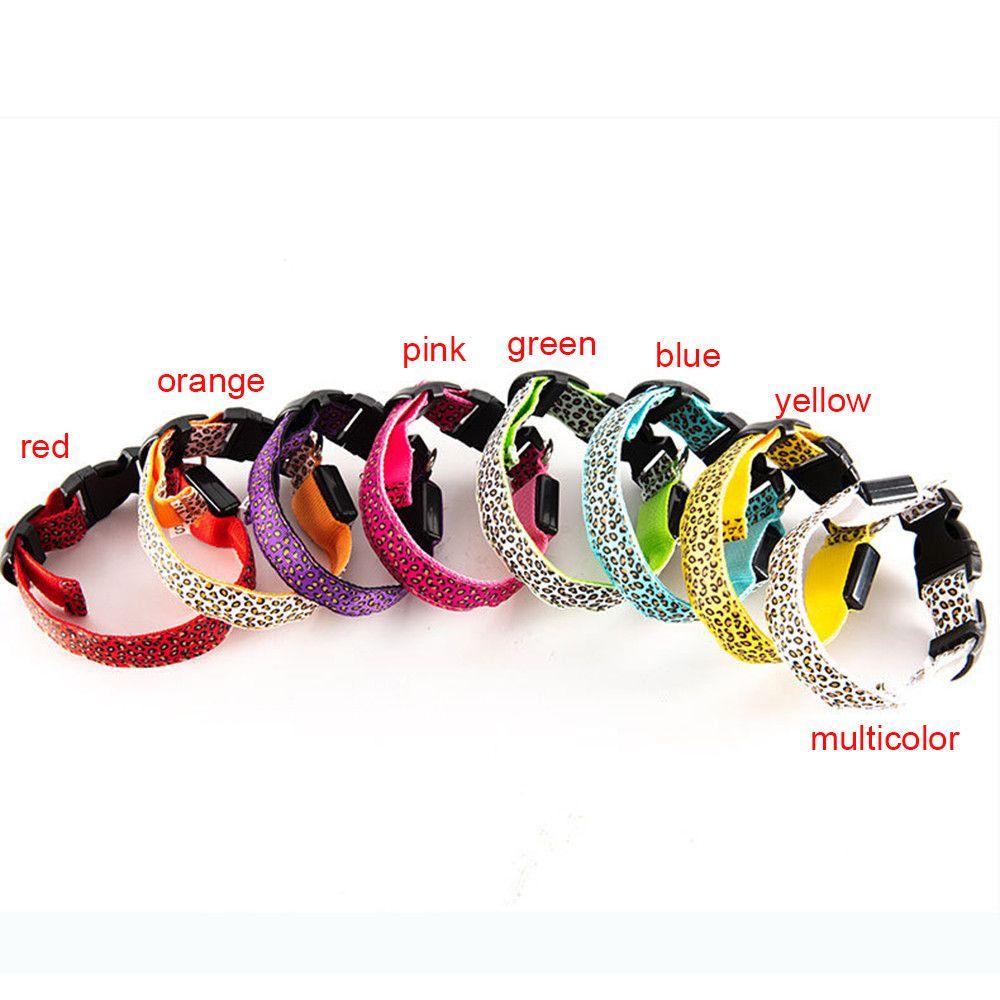 Vòng Cổ Nylon An Toàn Chống Thất Lạc Có Đèn LED Cho Chó LAYOR1 ​Miếng Dán Cảnh Báo Dạ Quang Chuyên Dùng