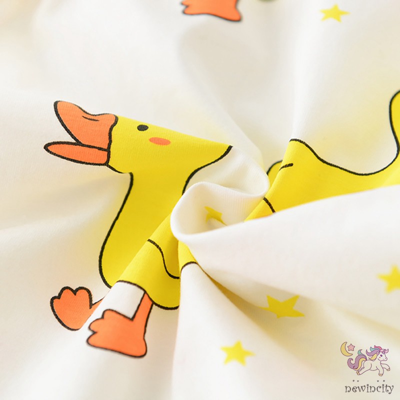 Bộ Áo Liền Thân Không Tay Bằng Vải Cotton In Họa Tiết Hoạt Hình Thời Trang Mùa Hè Kiểu Hàn Cho Bé Trai Và Bé Gái