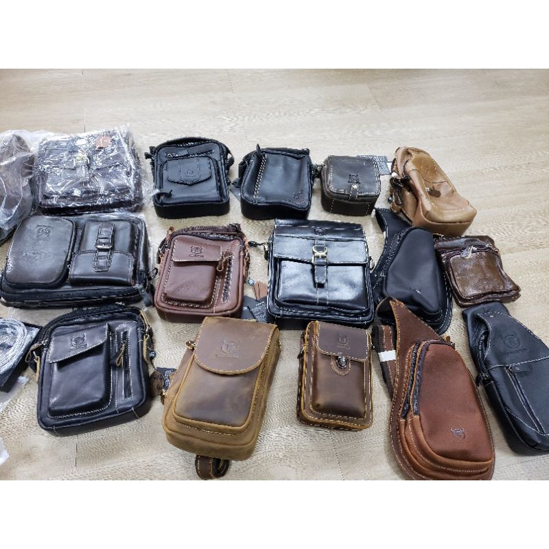 Túi Đeo Ngực Nam | Túi Đeo Chéo | Da Bò Cao Cấp 100% Chính Hãng