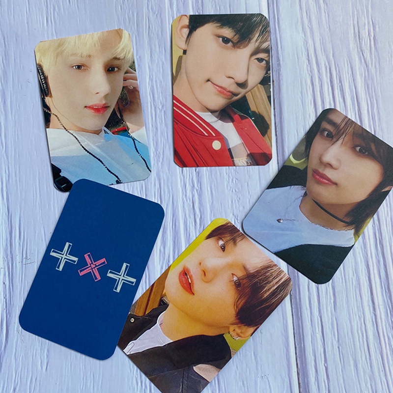 flowersqueen Thẻ ảnh lomo sưu tầm in hình nhóm nhạc Kpop TXT The Chaos Chapter: FREEZE