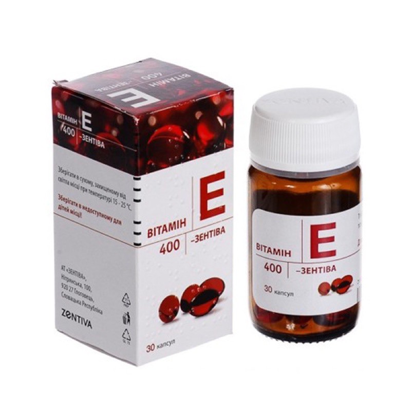 Vitamin E đỏ Nga 400mg - hàng Nga [Date 7/2023]