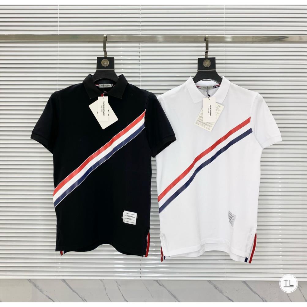 Áo thun POLO nam thome browne BASIC VNXK tay ngắn cao cấp