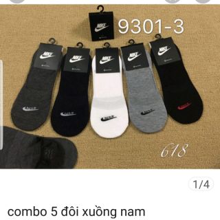 combo 5 đôi vớ hài xuồng nam
