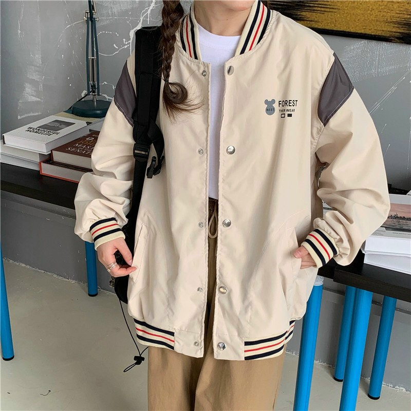 Áo khoác dù bomber FOREST Nam/ Nữ và Cặp Đôi Áo khoác dù chống nắng form rộng phong cách unisex