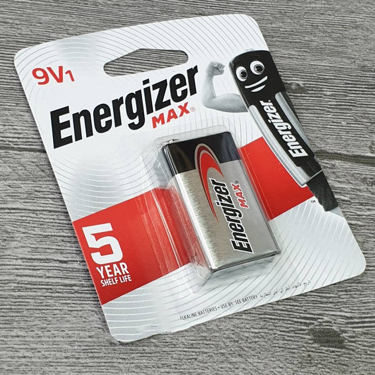 Pin 9V Energizer 6LF22 alkaline Max 522 BP1 (vỉ 1 viên) siêu bền hàng chính hãng